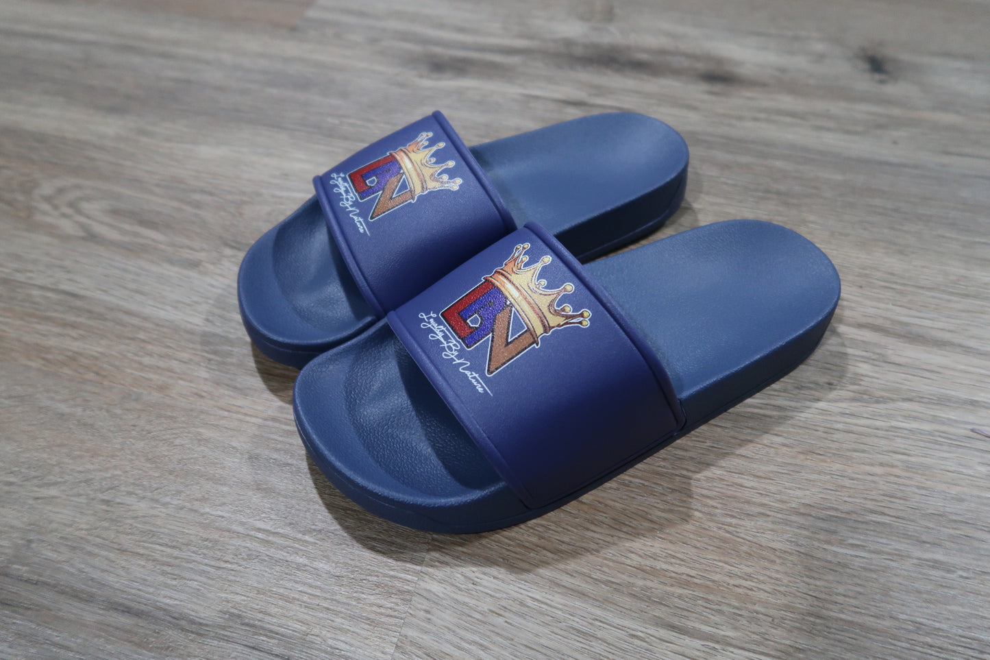 Navy Blue V2 Slides