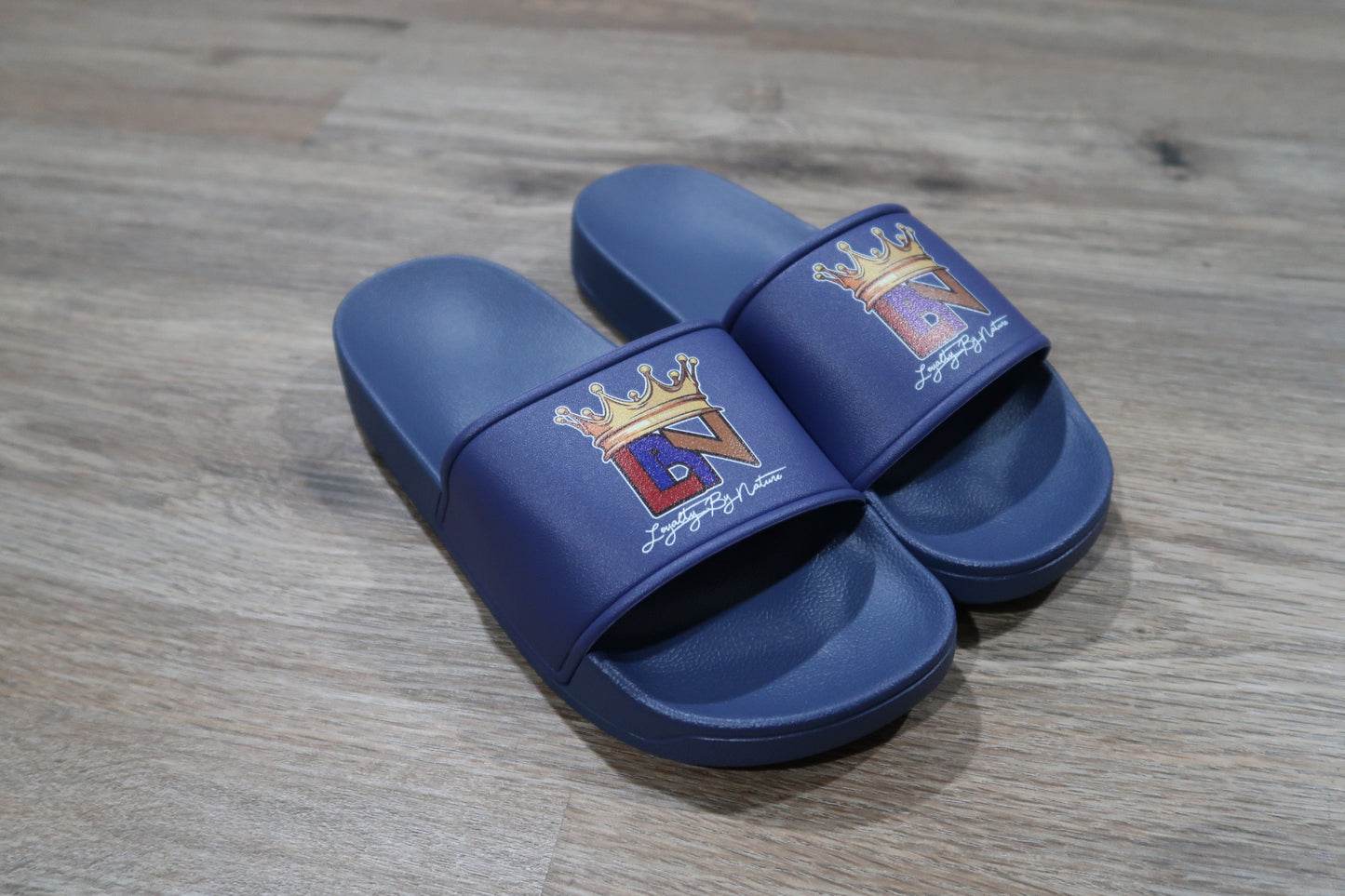 Navy Blue V2 Slides