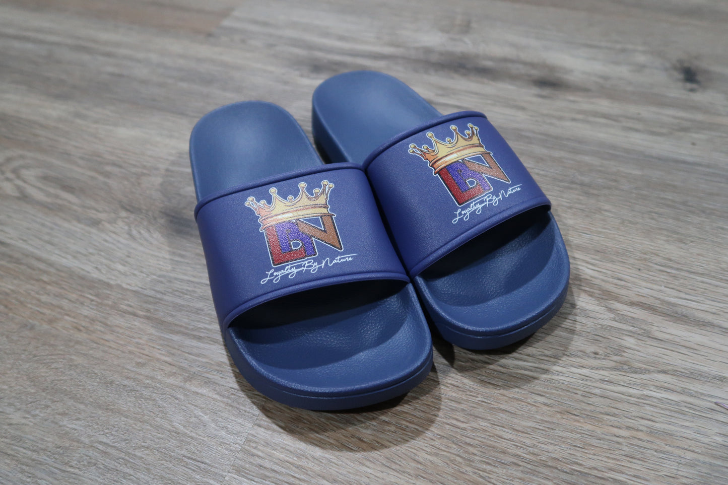 Navy Blue V2 Slides